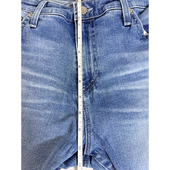 AG Adriano Goldschmied The Mari High-Rise Straight Leg Jeans In Medium Wash 31R - Picture 8 of 14